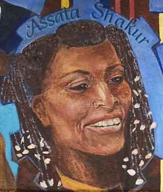 Lolita Lebron in mural by Susan Greene