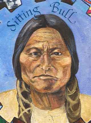 Lolita Lebron in mural by Susan Greene