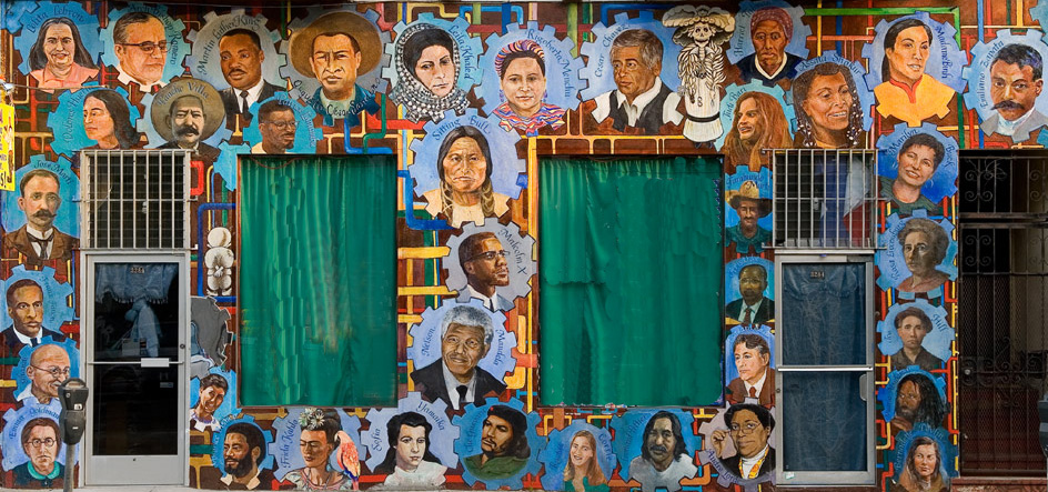 The mural by Susan Greene